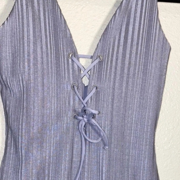 Tavik 🩱NWT Roan Lace up One Piece Swimsuit Size Large - Picture 4 of 7